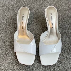 Antonio Melani white kitten heel